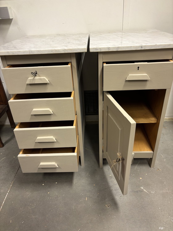Image 1 of Vintage bedside tables / cabinets