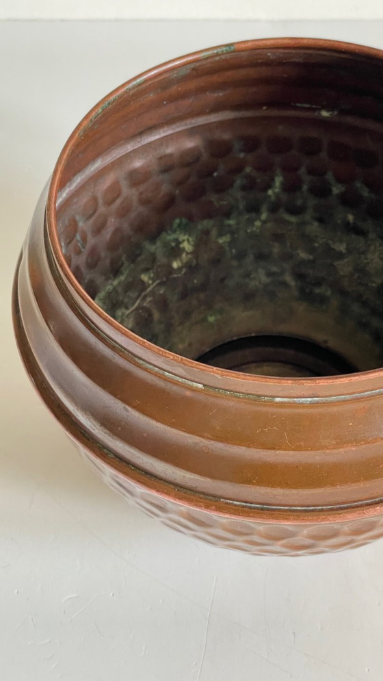 Image 1 of CACHE-POT van VILLEDIEU Vintage Antiek COPPER
