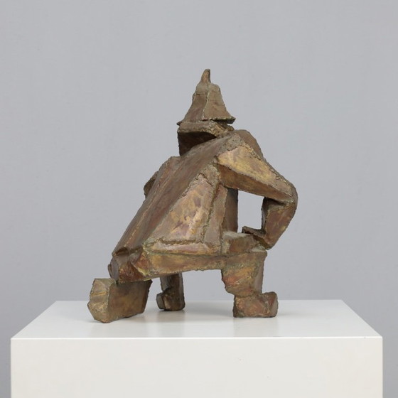 Image 1 of “Starke Jâan” Sculpture in Welded Steel by Louk van Meurs, Netherlands, c. 1970s