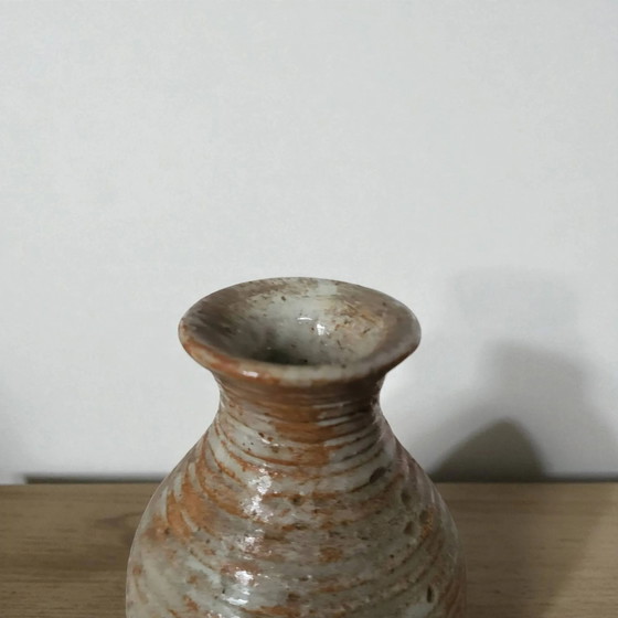 Jarrón de gres firmado / Puisaye / Lion – Jarrones, Porcelain (photo 5 of 7)