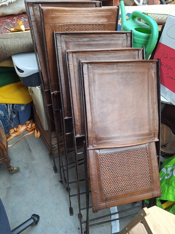 10 fauteuils en cuir – Chaises de salle à manger, Metal, Leather (photo 3 of 7)