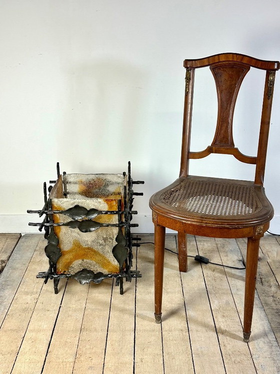 Image 1 of Brutalist lamp 1960 by Tom Ahlström and Hans Ehrich