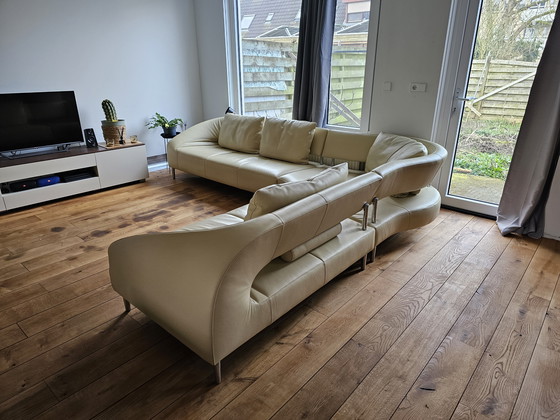 Image 1 of Divano 6 posti in pelle Leolux Vol de Reve