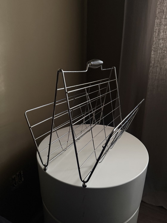 Image 1 of Revistero cromado, década de 1970