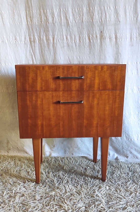 Image 1 of Wooden side table/bedside table - mid-20th century