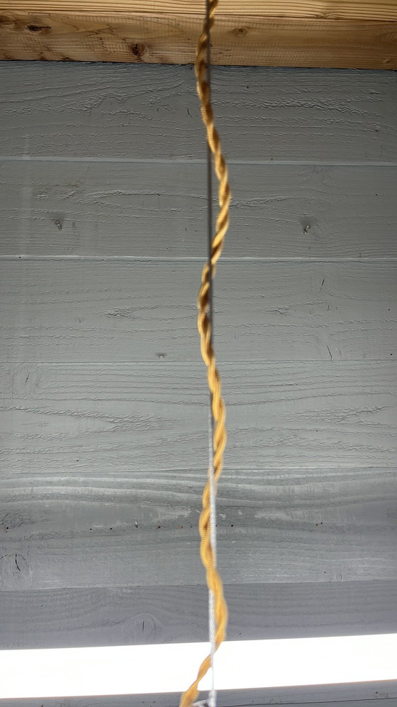 Image 1 of Vintage Hollywood regency style fluorescent tube lamp