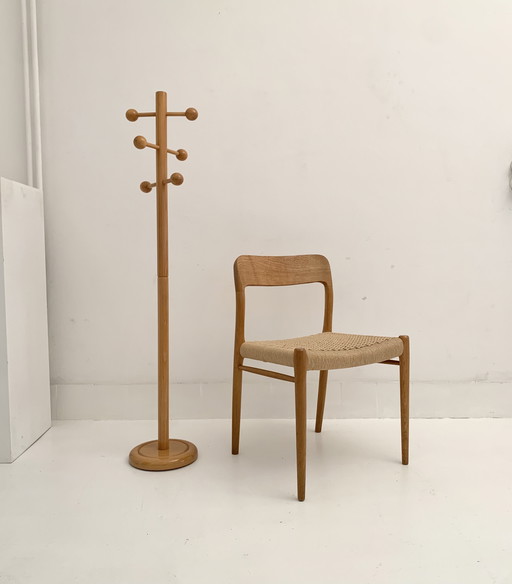 Vintage Wooden Coat Rack