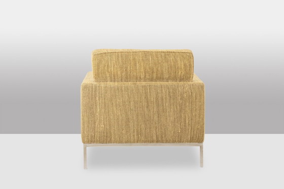 Image 1 of Florence Knoll, voor Knoll. Sofa en twee fauteuils. Jaren 60-70.