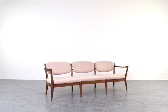 Norwegian Teak Sofa by Fredrik A. Kayser & Adolf Relling for Arnestad Bruk, 1950s – 3-5 seaters, Wood, Wool (photo 2 of 19)