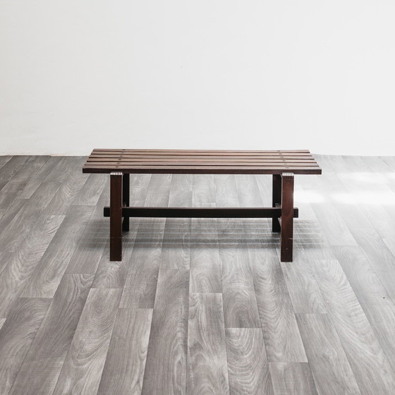 Image 1 of 1960s Scandinavian Teak Bench, Mid-Century Modern