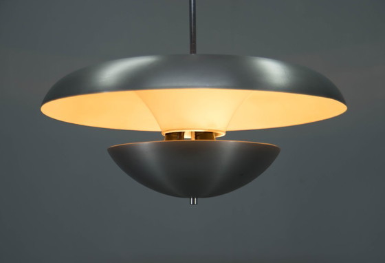 Image 1 of Lustre Bauhaus de Franta Anyz pour Napako, étiqueté, années 1940