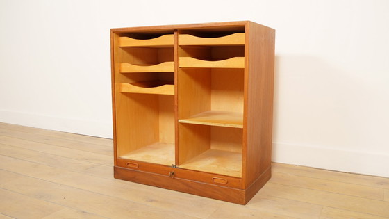 Image 1 of Vintage file cabinet | Office cabinet | Roller door | Drawers