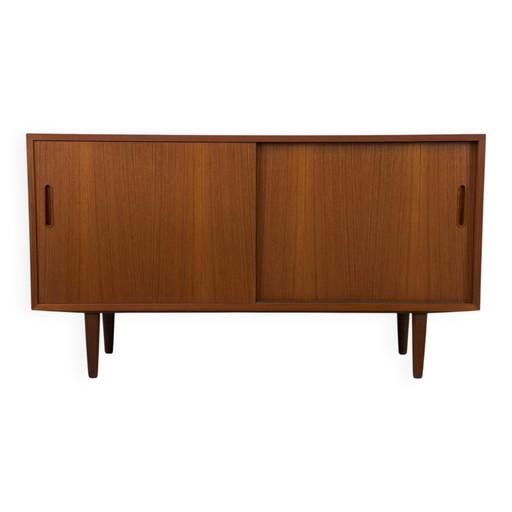 Aparador danés de teca de Carlo Jensen para Hundevad & Co., años 60