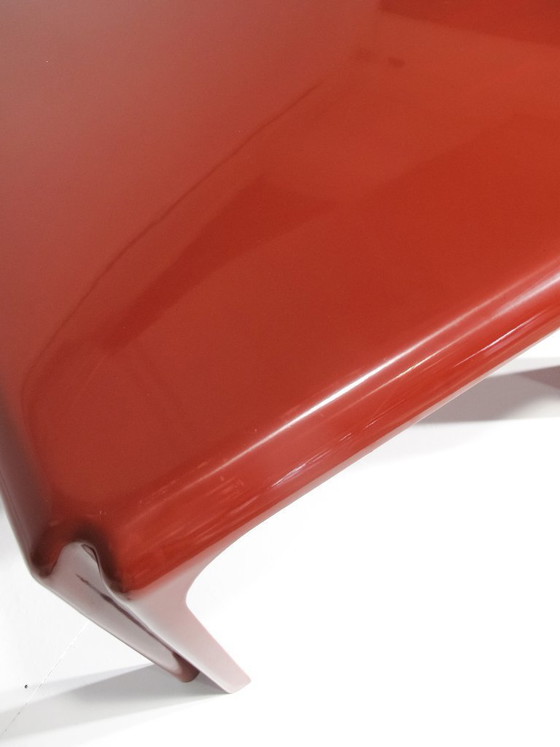 Image 1 of ARTEMIDE coffee table ARCADIA by Vico Magistretti / RED / PATENT 178920-16833