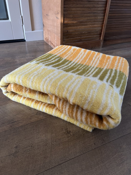 Manta de lana vintage con diseño de plomo Gravensteyn