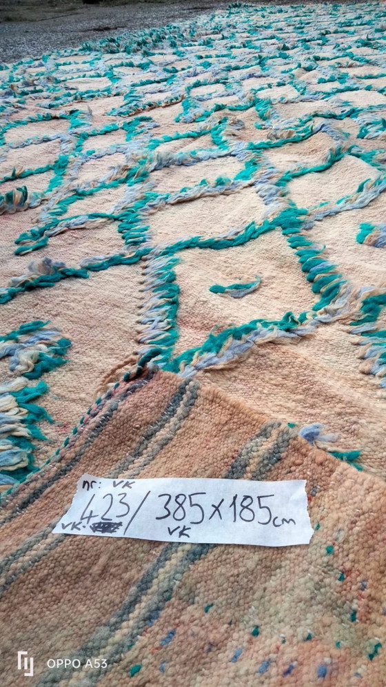 Image 1 of Handgeknoopt Berber kleed wol 385x185cm