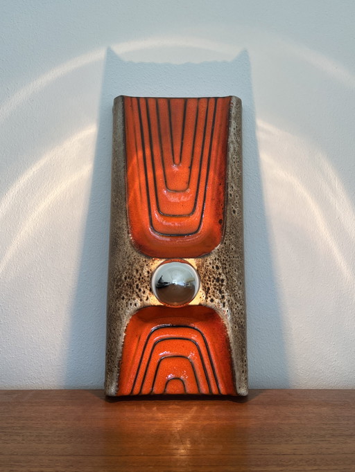 Hustadt Fat Lava Ceramic Wall Lamp