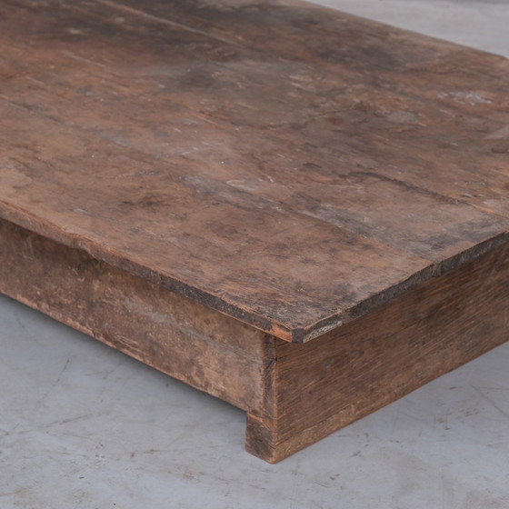 Image 1 of Low Antique Wooden French Coffee Table