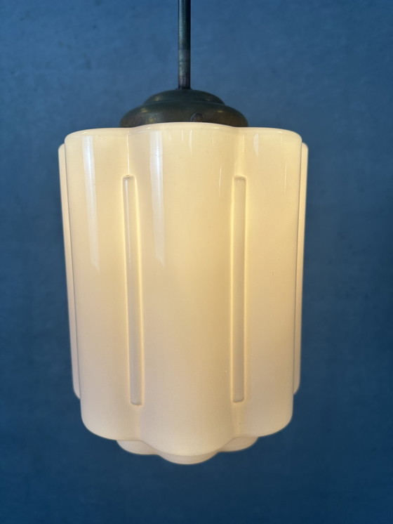 Image 1 of Lampada Art déco - opalina rosa