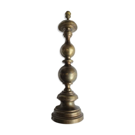 Wunderschöne antike Messing-Kronleuchterlampe – tafellampen, Brass