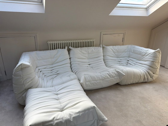 Ligne Roset Togo Stamskin Blanc, Canapés 3 places, Autre (photo 5 sur 9)