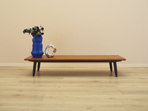 Meuble bas en teck, design danois, années 1970, fabriqué au Danemark