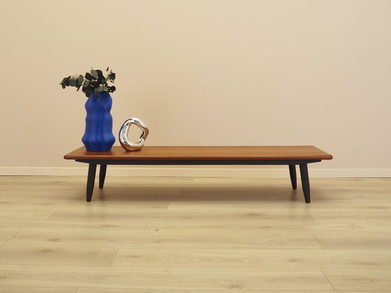 Image 1 of Meuble bas en teck, design danois, années 1970, fabriqué au Danemark
