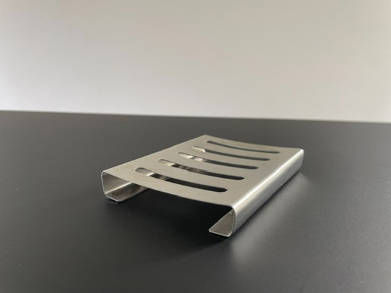 Image 1 of Elegante, rechteckige Seifenschale aus Edelstahl