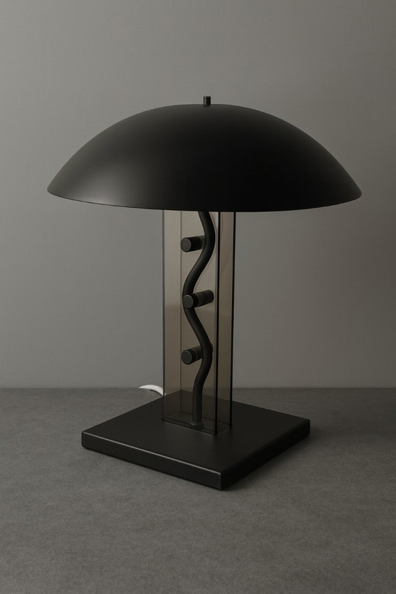 Image 1 of Lampada da tavolo vintage di Lustry Kamenický Šenov – Repubblica Ceca, anni '80