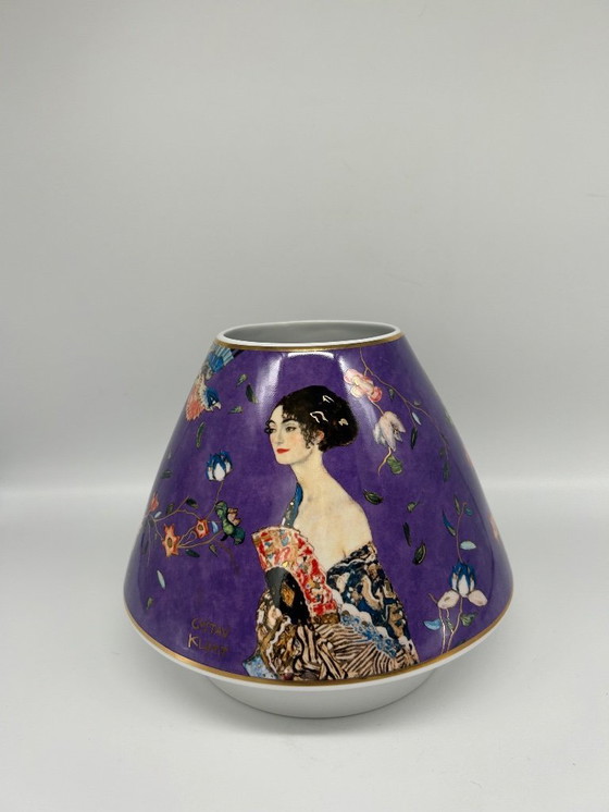 Image 1 of Klimt porcelain vase produced by Goebel Artis Orbis