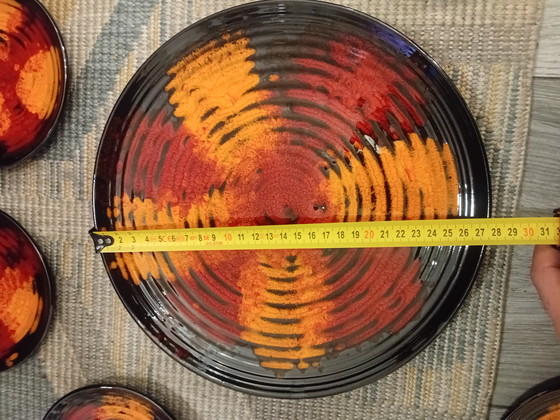 Image 1 of 1 plato grande para pastel con 9 platos más pequeños