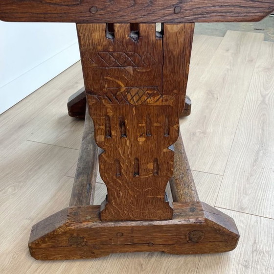 Eiken bijzettafel – massief hout, vol karakter (photo 4 of 6)