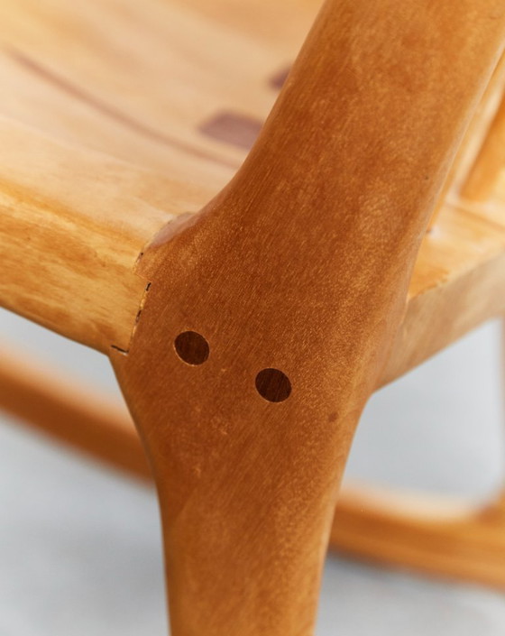 Image 1 of Fauteuil à bascule inspiré de Sam Maloof