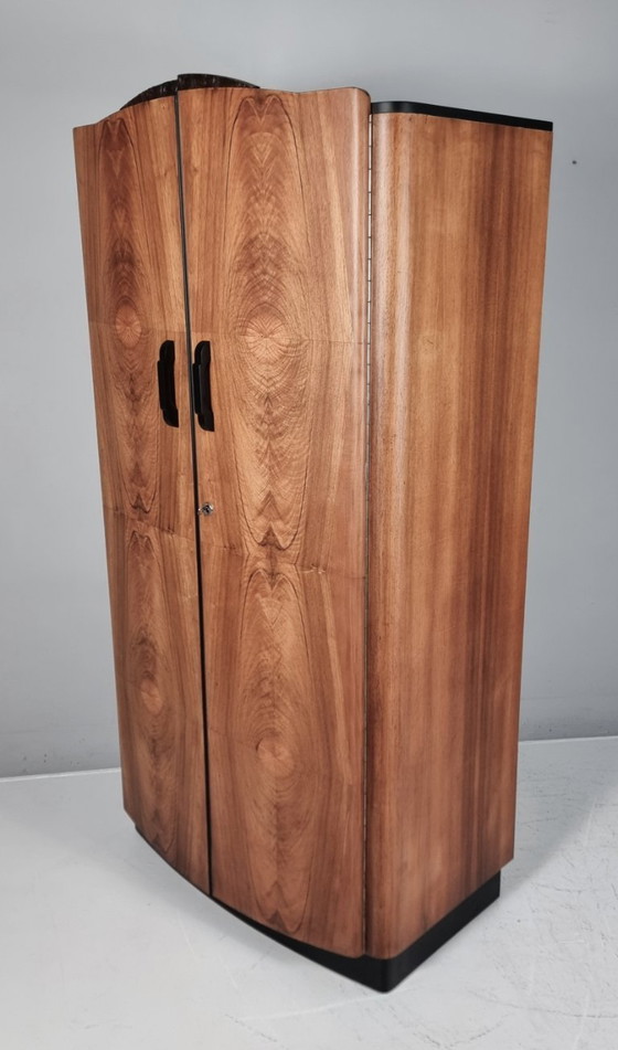 Image 1 of Art Deco Walnut Wardrobe, 1970s