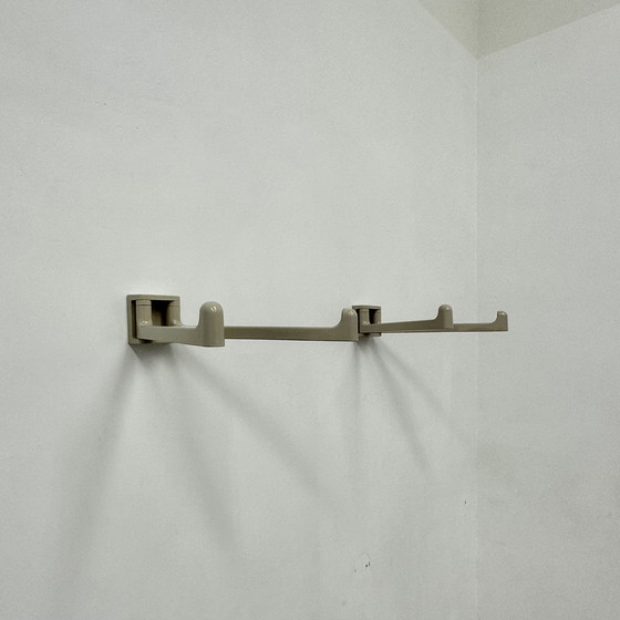 Image 1 of Jaren 70 Handdoeken Rek Handdoek Rekje Beige Vintage