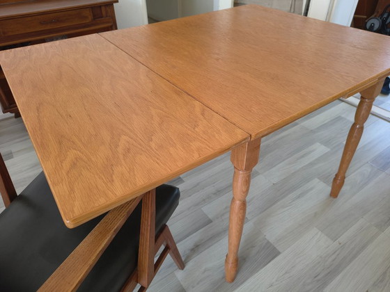 Image 1 of Vintage uitschuifbare eettafel