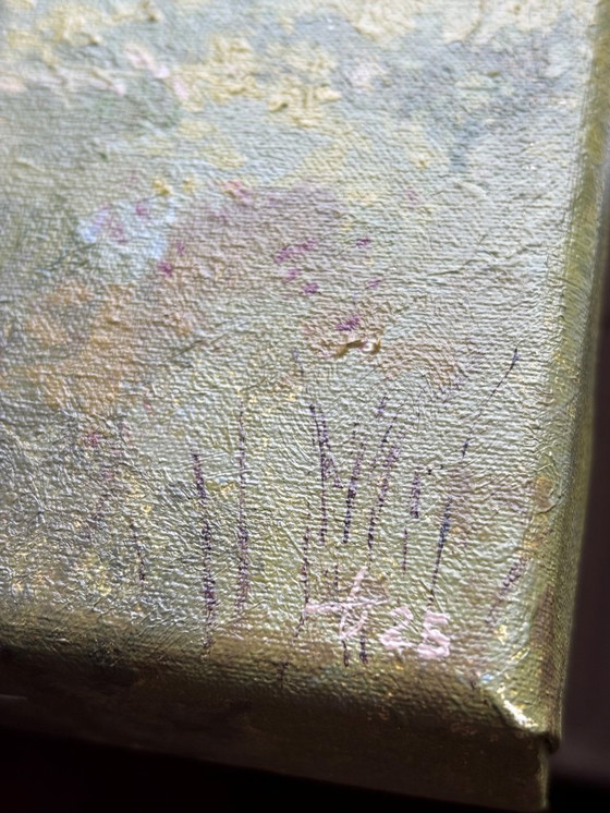 Image 1 of Still standing - lighthouse by the sea - figurative painting, impressionist style