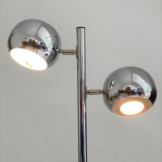 Image 1 of Vintage 1970s Chrome Lamp