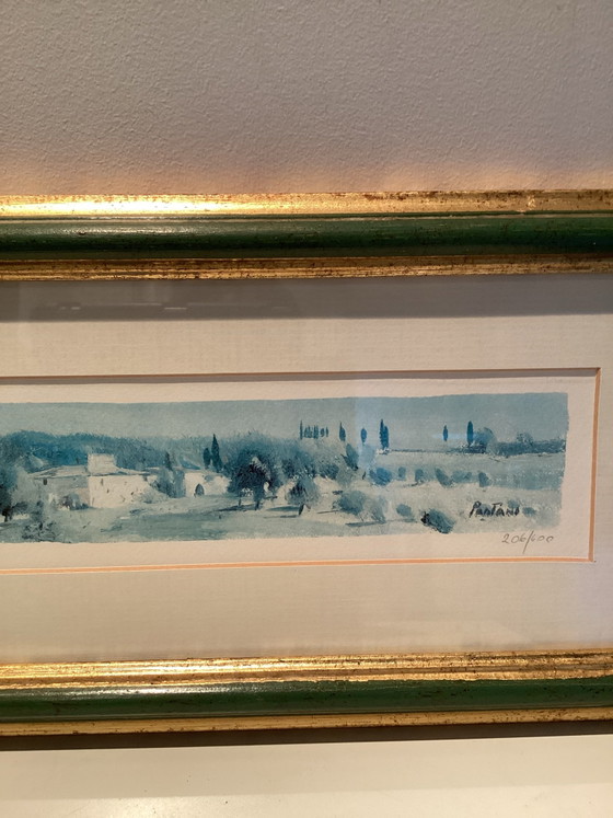 Massimo Pantani - Limited & Signed Serigraph “Toscana” – Art, Glass, Paper (photo 2 of 8)