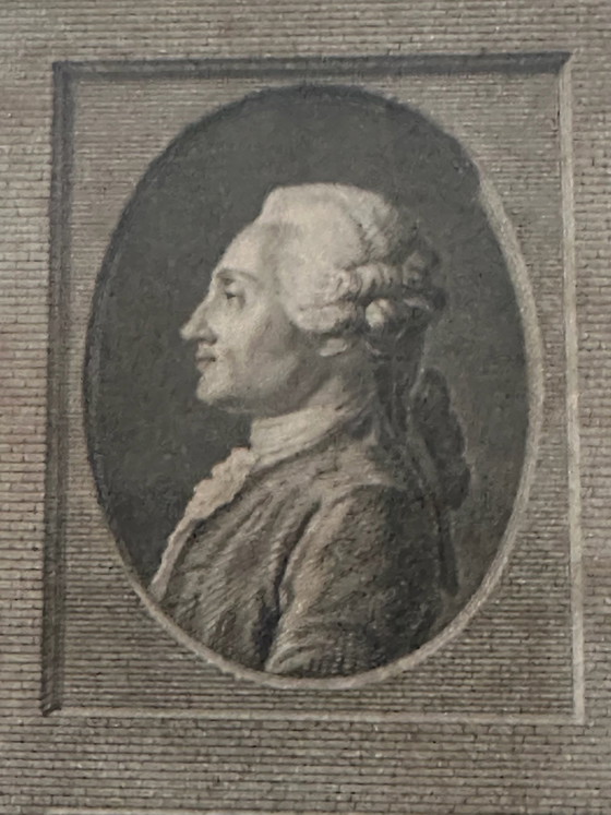 18th Century Engraving, Pierre-Laurent de Belloy, Delvaux, Framed, Art Prints, Wood, Paper, White (photo 4 of 15)
