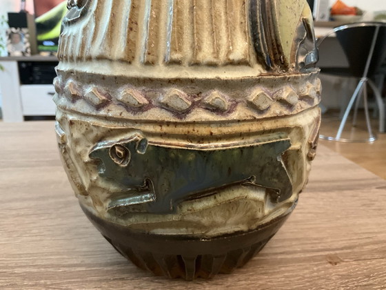 Raro vaso in ceramica di Roger Querin (1896 - 1954) – Roger Guerin, Vasi (photo 4 of 6)