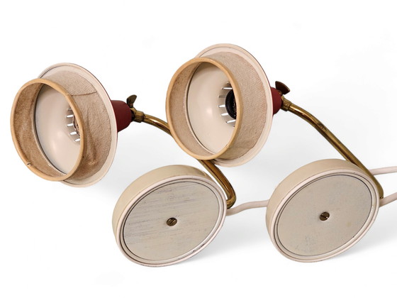 Image 1 of Paar bedlampen / tafellampen, 1950