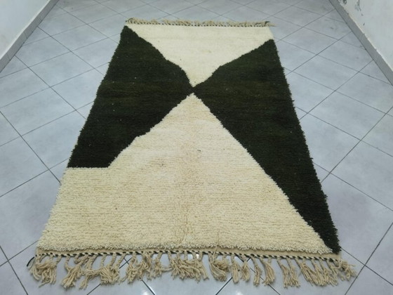 Image 1 of Tapis marocain artisanal en laine 200cmx150cm
