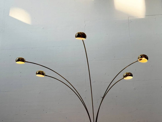 Image 1 of Lampada da terra ad arco di Harvey Guzzini, anni '70