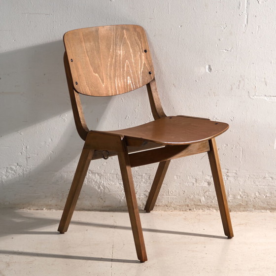 Poltrona lounge vintage originale Thonet (c.1950) – Sedie da camera, Mid Century Modern (photo 7 of 40)