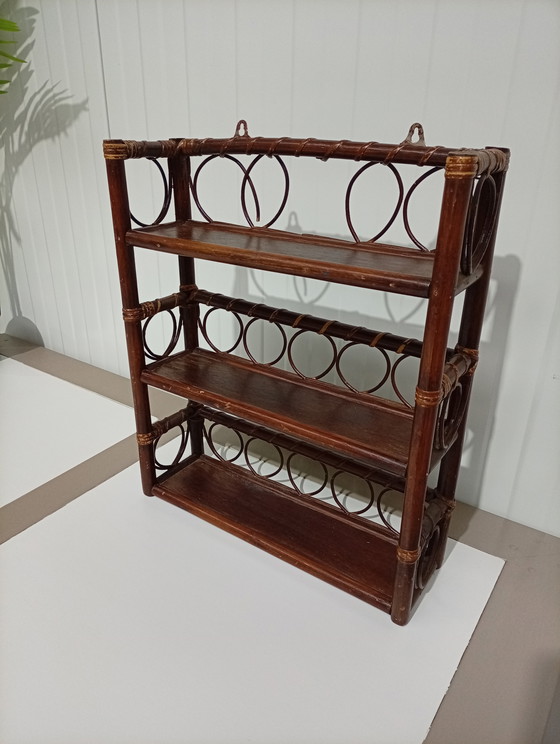 Image 1 of Vintage rattan rack
