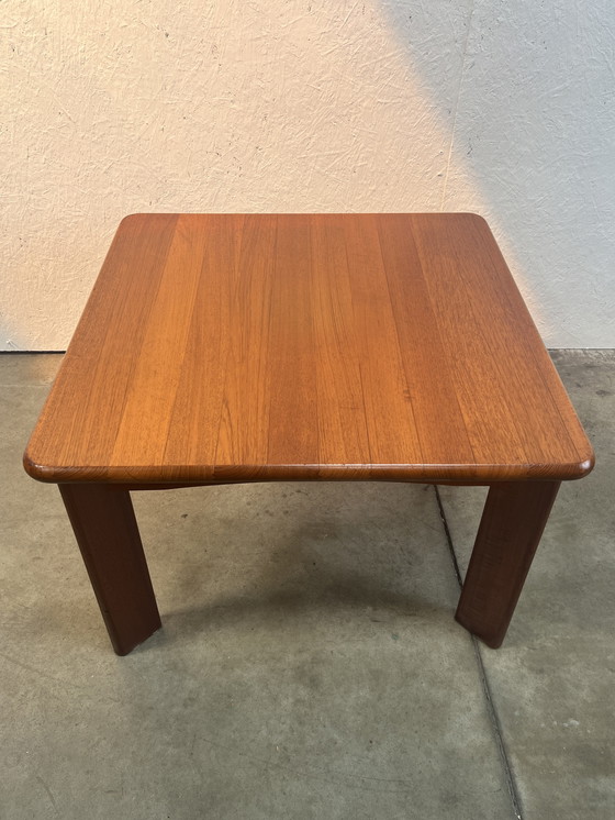 Image 1 of Viereckiger Couchtisch aus Teakholz, S. Burchardt-nielsen, Deutschland