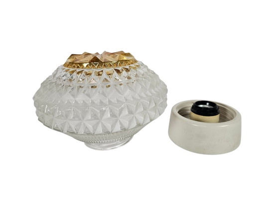 Image 1 of Herda Holland - plafonniere - geometrisch - persglas - 60's