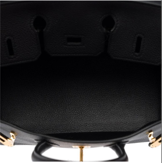 Image 1 of Borsa HERMES Birkin 25 in pelle nera - 103426