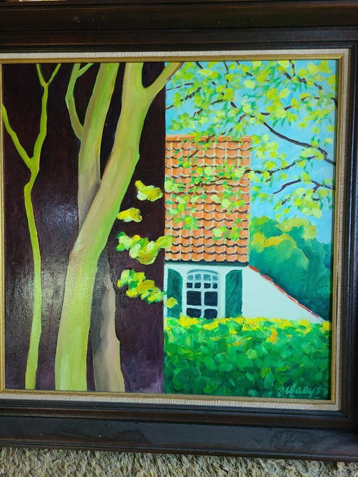 Painting by Jules Claeys